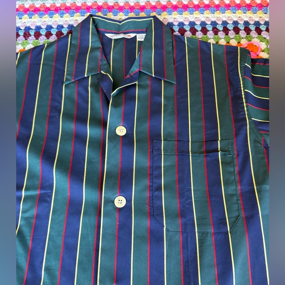 NWOT Derek Rose Men's Wellington Striped Cotton Pajama Set - size 40 - medium - Picture 9 of 15